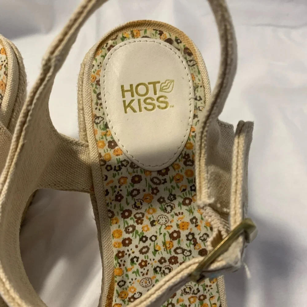 Hot Kiss Crochet Lace & Canvas Espadrilles